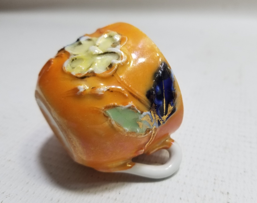 OSMANLI PAZARI İÇİN YAPILMIŞ ÜZERİ ALTIN VERMEYLİ FİNCAN