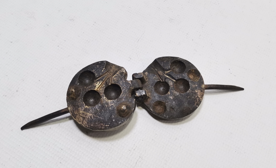 OSMANLI DÖNEMİ ÇOK NADİR TOP ŞARAPNELLERİ KURŞUNU KALIBI