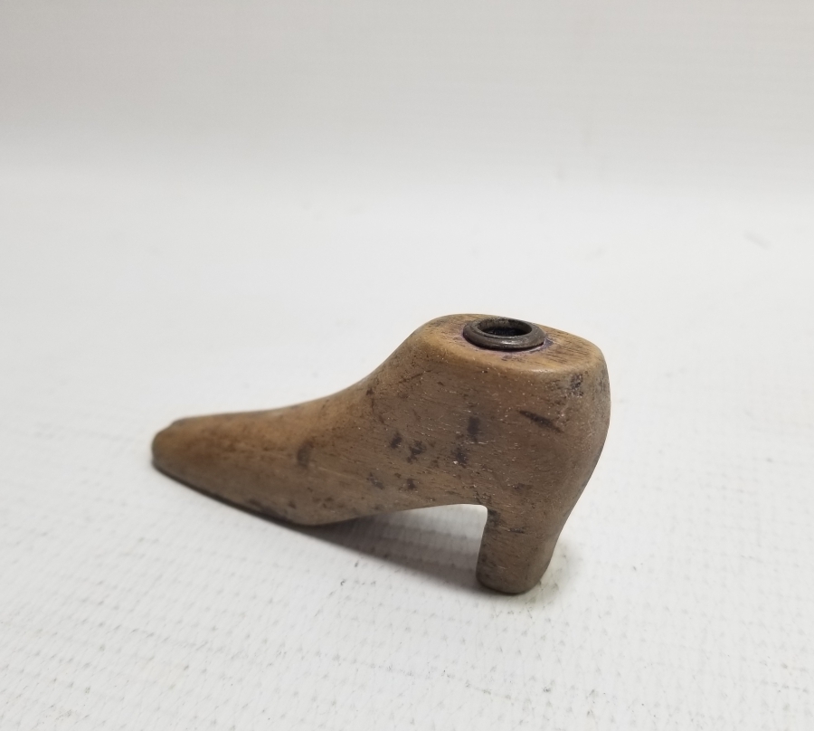 AYAKKABI FORMLU OSMANLI DÖNEMİ AHŞAP SİGARA AĞIZLIĞI