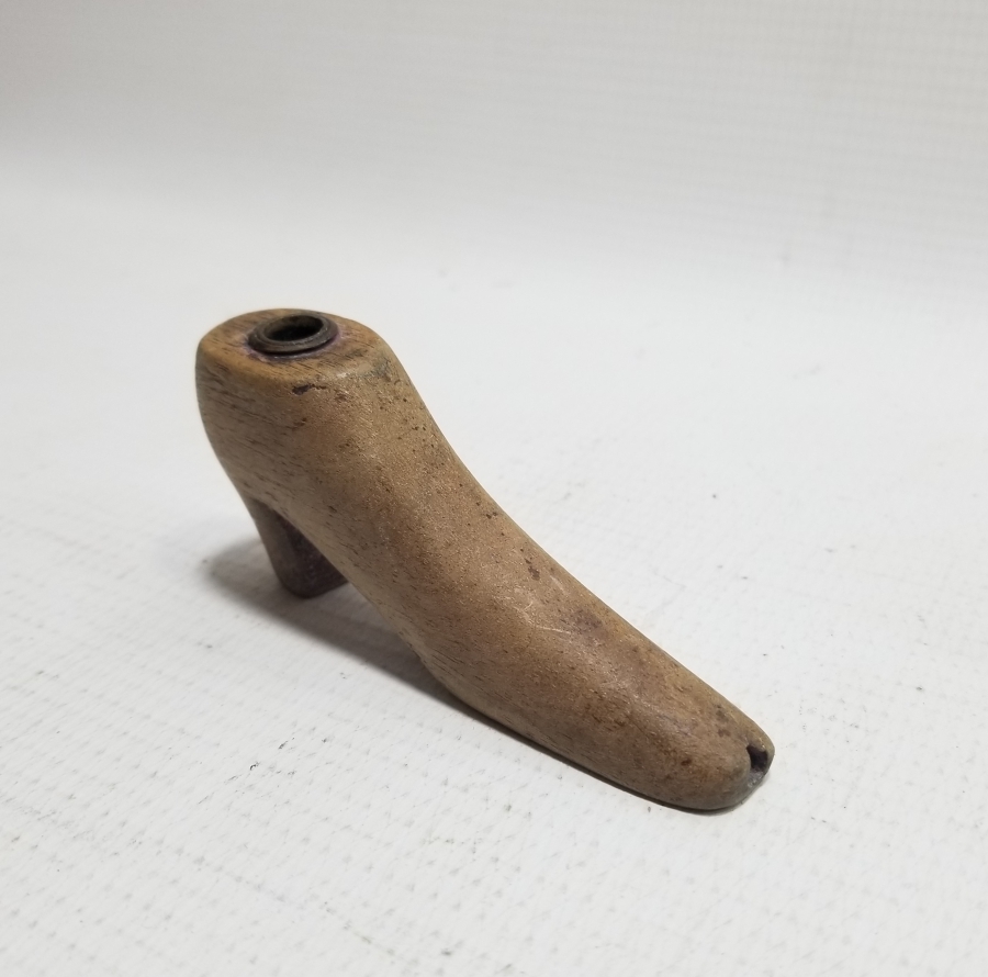 AYAKKABI FORMLU OSMANLI DÖNEMİ AHŞAP SİGARA AĞIZLIĞI