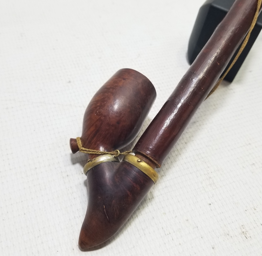 BÜYÜK BOY ANTİKA AHŞAP PİPO