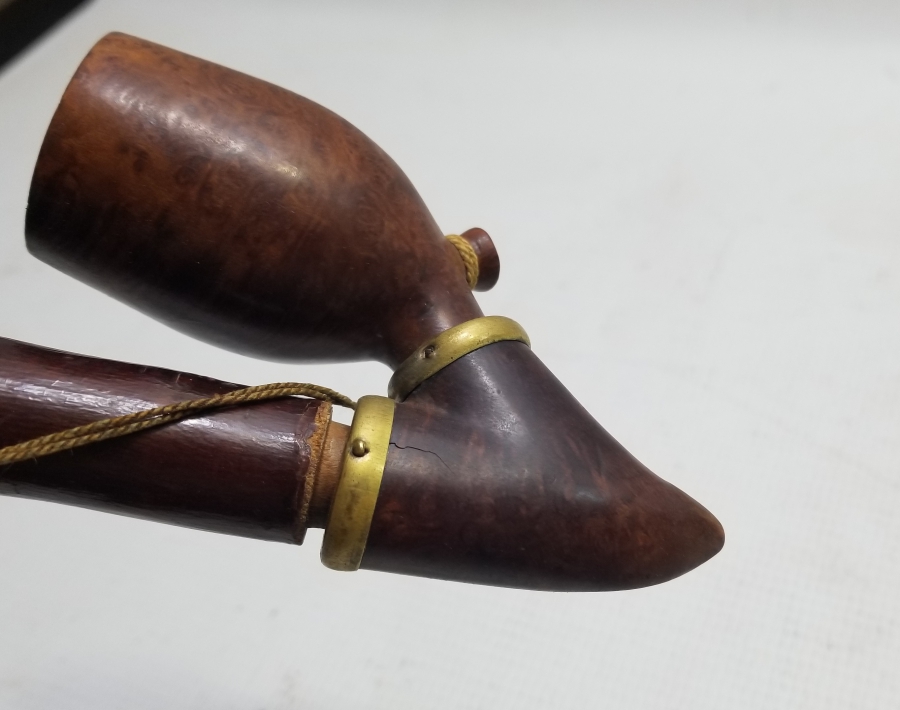 BÜYÜK BOY ANTİKA AHŞAP PİPO