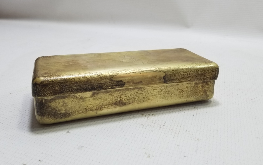 SAĞLIK VE SOSYAL YARDIM BAKANLIĞI ANTİKA METAL KAPAKLI KUTU