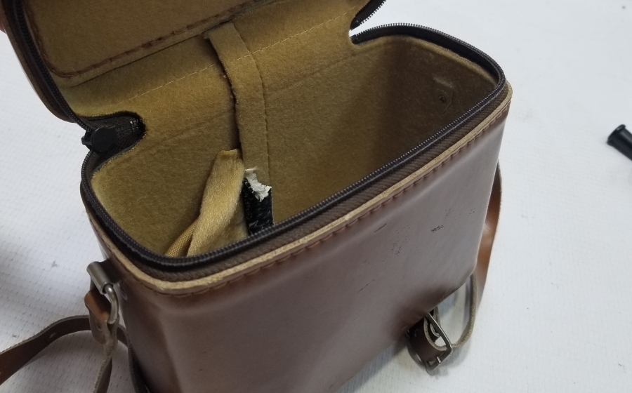 ANTİKA AMERİKAN DERİ DÜRBÜN ÇANTASI