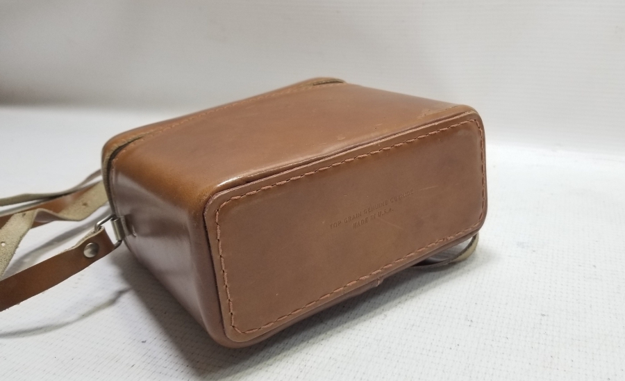 ANTİKA AMERİKAN DERİ DÜRBÜN ÇANTASI