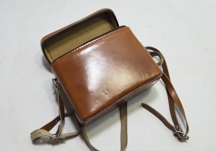 ANTİKA AMERİKAN DERİ DÜRBÜN ÇANTASI