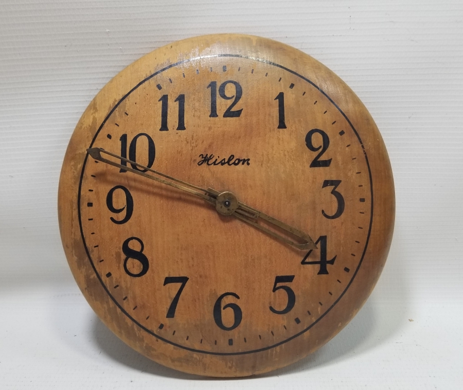 ANTİKA AHŞAP HISLON DUVAR SAATİ