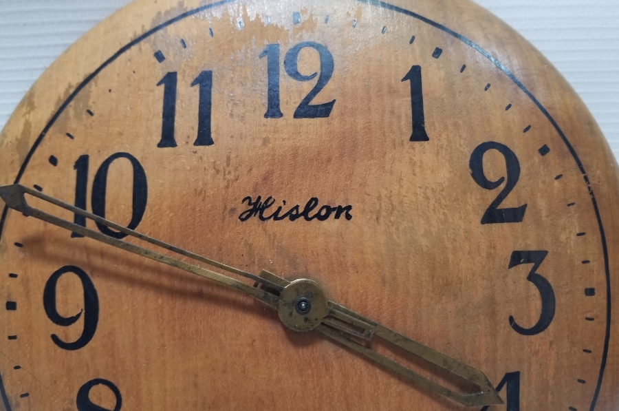 ANTİKA AHŞAP HISLON DUVAR SAATİ