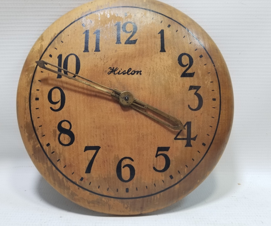 ANTİKA AHŞAP HISLON DUVAR SAATİ