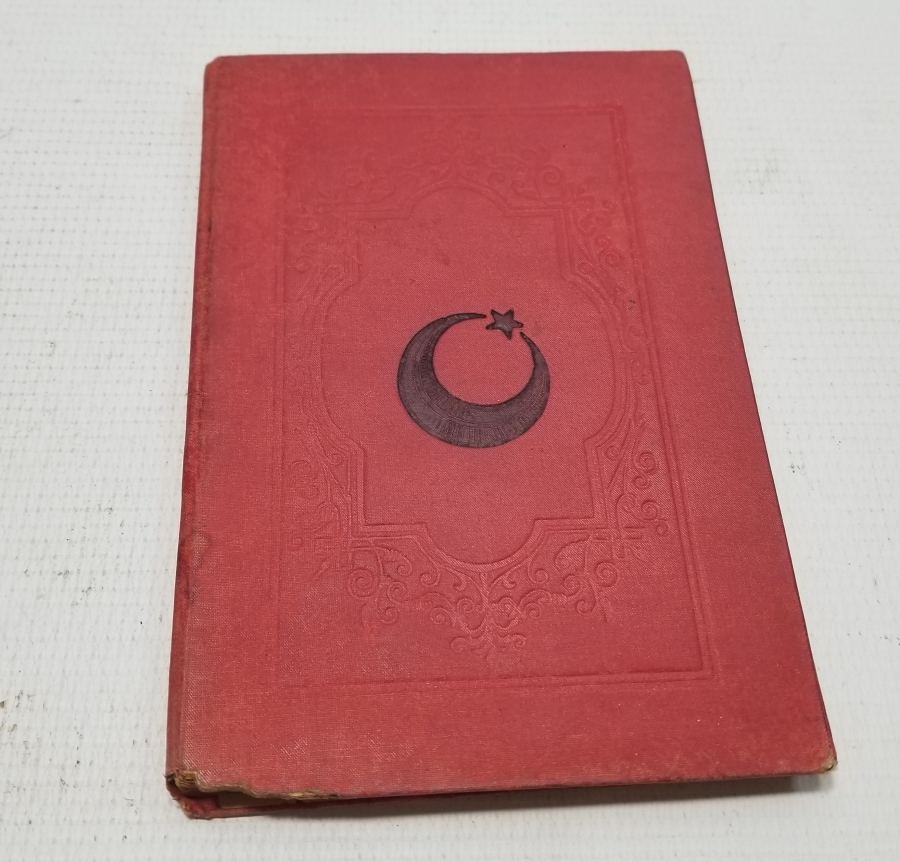 SARAY CİLTLİ OSMANLI DÖNEMİ NADİR BASKI TIP KİTABI