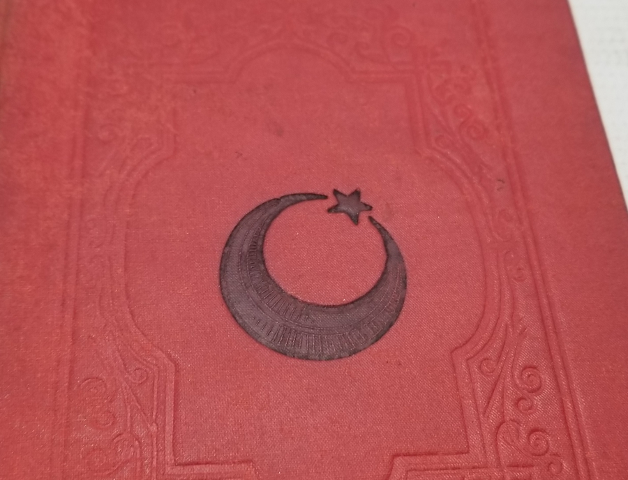 SARAY CİLTLİ OSMANLI DÖNEMİ NADİR BASKI TIP KİTABI