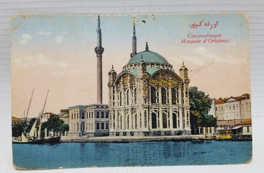 ORTAKÖY CAMİ GÖRSELLİ OSMANLI DÖNEMİ KARTPOSTAL