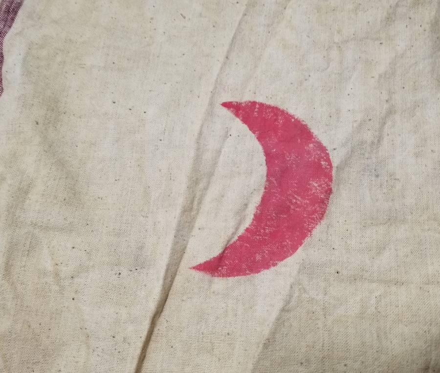 OSMANLI DÖNEMİ NADİR HİLAL-İ AHMER ERZAK ÇUVALI