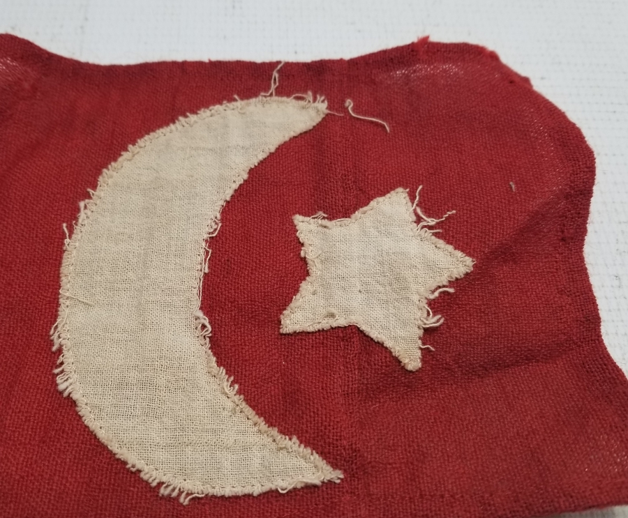 OSMANLI DÖNEMİ ÇOK NADİR GÖĞÜS BAYRAĞI