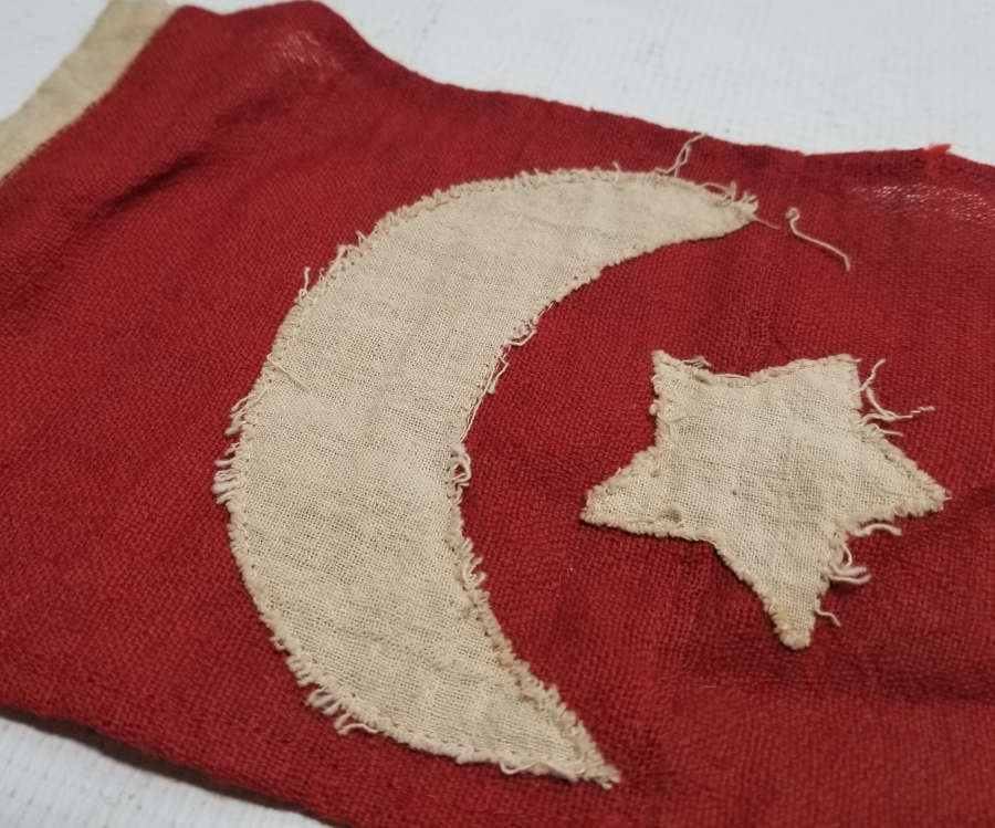 OSMANLI DÖNEMİ ÇOK NADİR GÖĞÜS BAYRAĞI