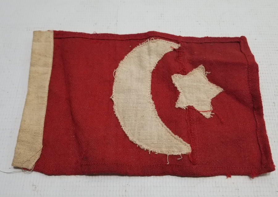 OSMANLI DÖNEMİ ÇOK NADİR GÖĞÜS BAYRAĞI