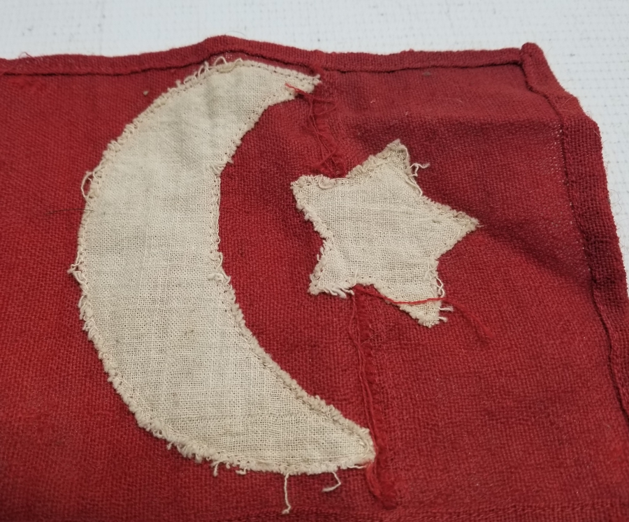 OSMANLI DÖNEMİ ÇOK NADİR GÖĞÜS BAYRAĞI