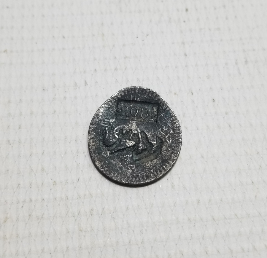ÜZERİ OSMANLICA VE LATİN HARFLERİYLE RODOS KONTRMARKLI 40 PARA