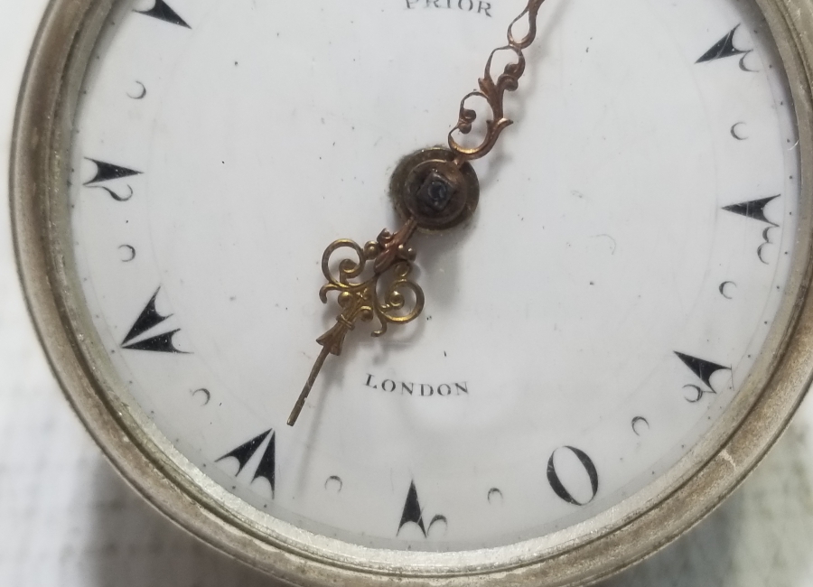 1800 BAŞLARI OSMANLICA YAZILI VE OSMANLI KADRANLI NADİR GEORGE PRIOR CEP SAATİ