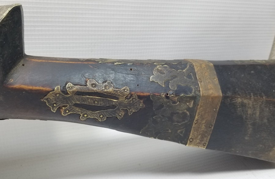 NAMLUSU BOYDAN BOYA GÜMÜŞ ÇAKMA İŞÇİLİKLİ NADİR OSMANLI DÖNEMİ KALE TÜFEĞİ