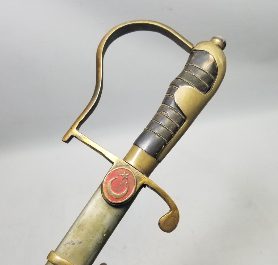 BOYNUZ SAPLI CUMHURİYET BAŞLARI HAFİF SÜVARİ SUBAY KILICI