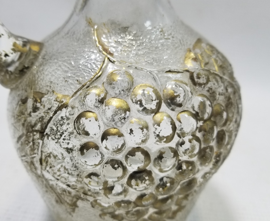 ÜZERİ ALTIN VERMEYLİ VE KABARTMA İŞÇİLİKLİ NADİR TİPTE OSMANLI DÖNEMİ ŞARAPLIK