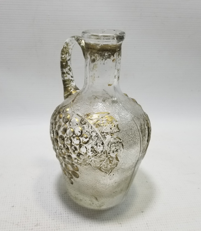 ÜZERİ ALTIN VERMEYLİ VE KABARTMA İŞÇİLİKLİ NADİR TİPTE OSMANLI DÖNEMİ ŞARAPLIK