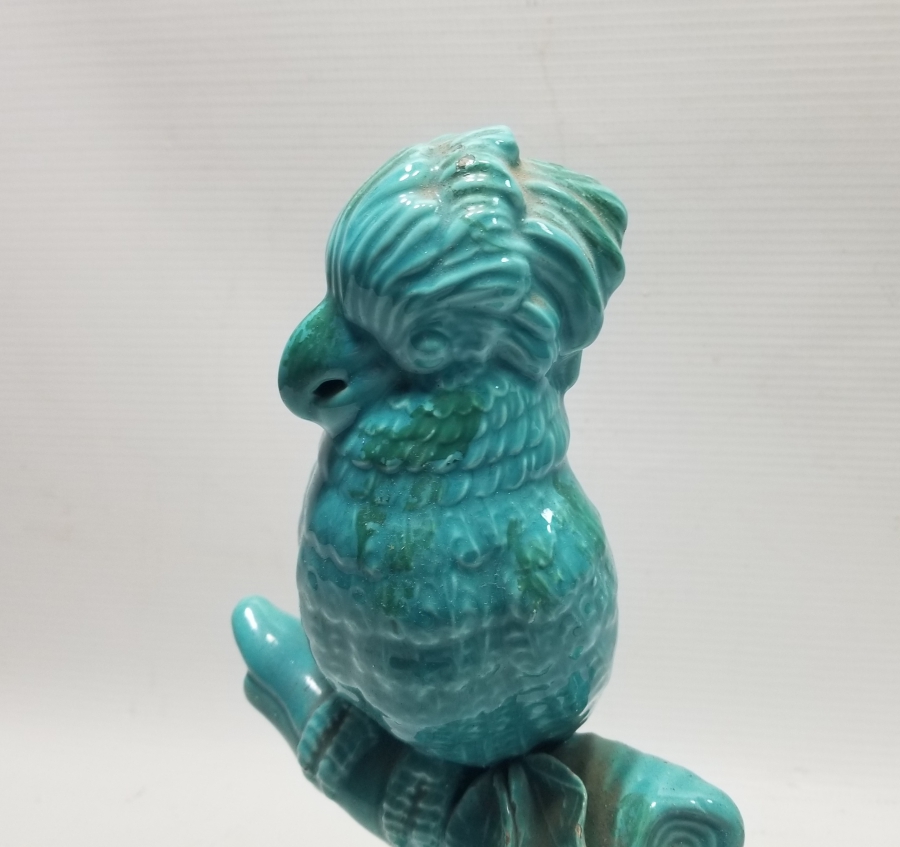 ANTİKA PORSELEN KUŞ FİGÜRLÜ BİBLO