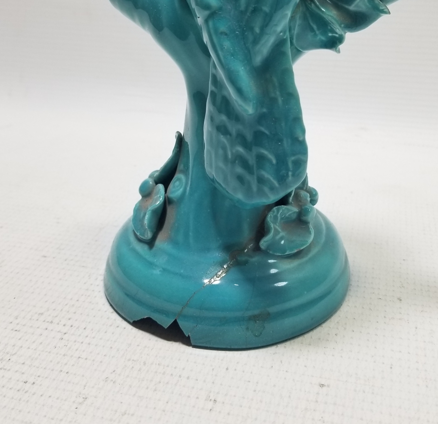 ANTİKA PORSELEN KUŞ FİGÜRLÜ BİBLO