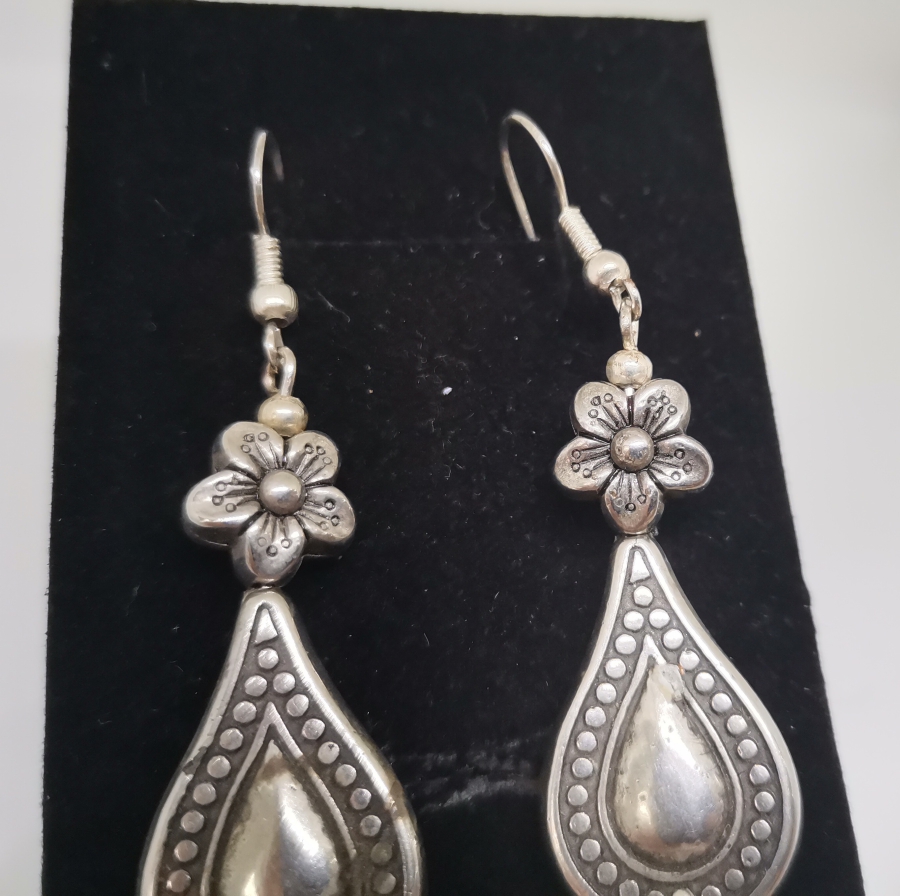 KABARTMA İŞÇİLİKLİ ANTİKA TÜRKMEN İŞİ KÜPE