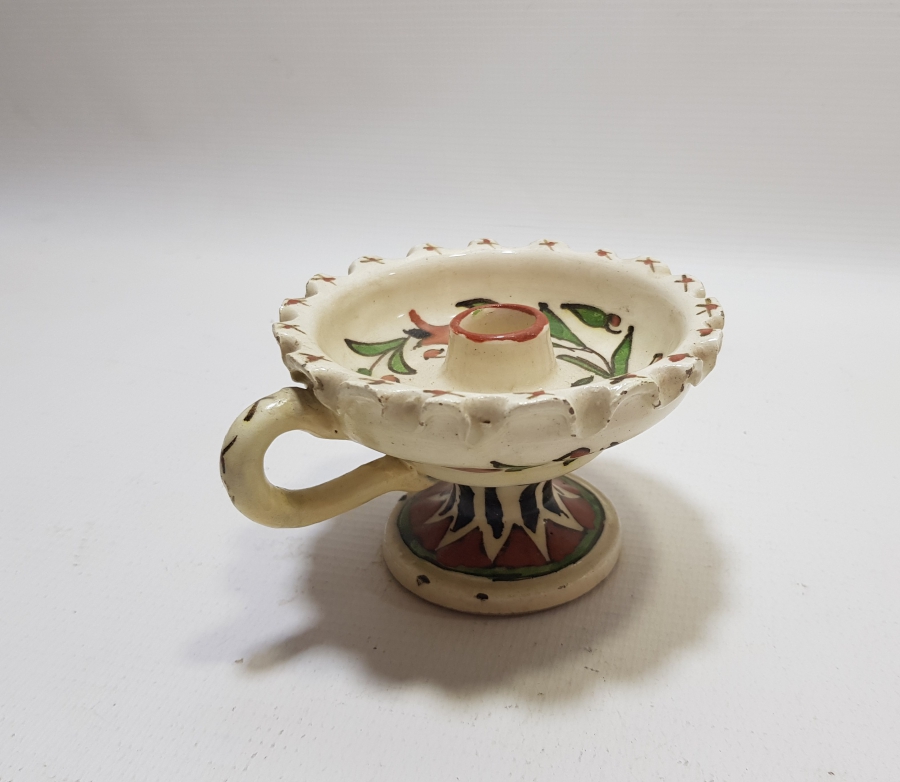 OSMANLI DÖNEMİ KÜTAHYA YAPIMI EL MUMLUĞU