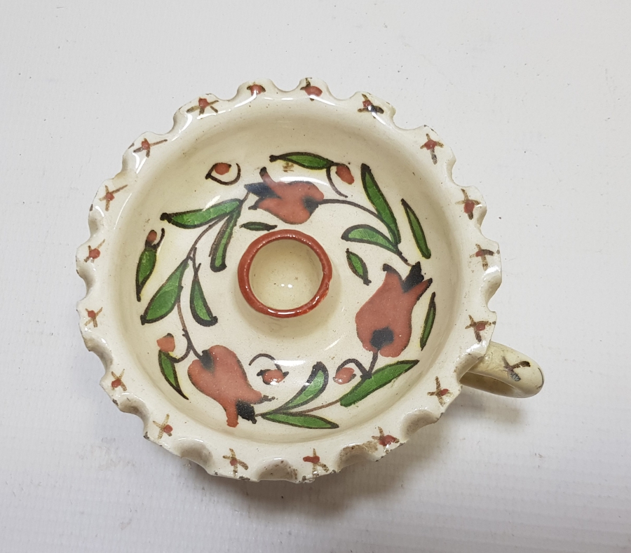 OSMANLI DÖNEMİ KÜTAHYA YAPIMI EL MUMLUĞU