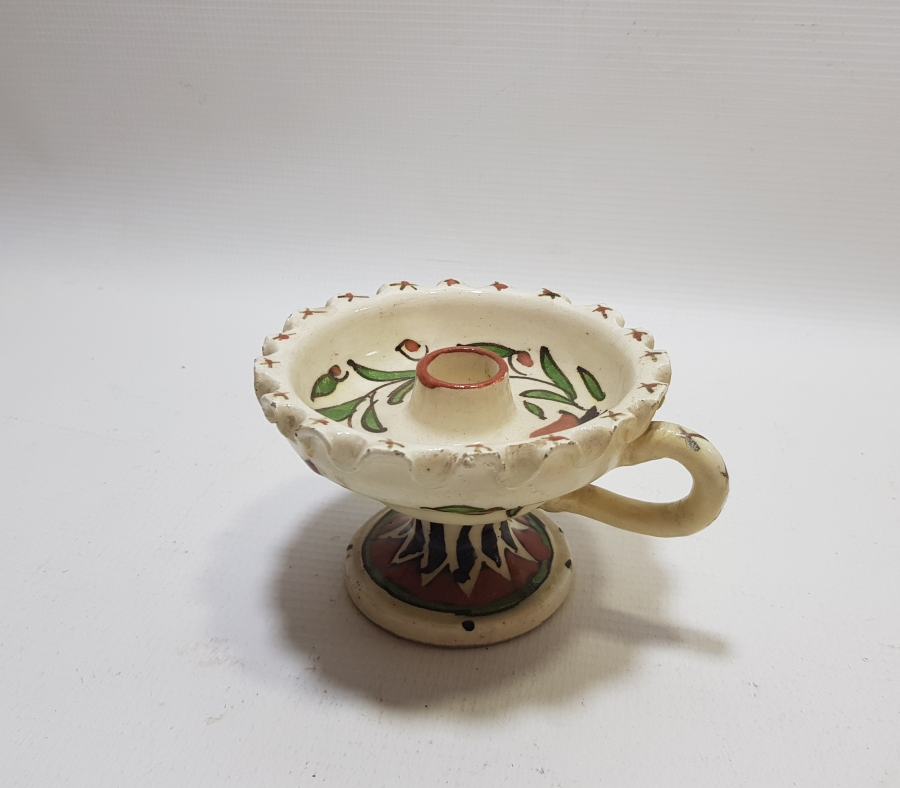 OSMANLI DÖNEMİ KÜTAHYA YAPIMI EL MUMLUĞU