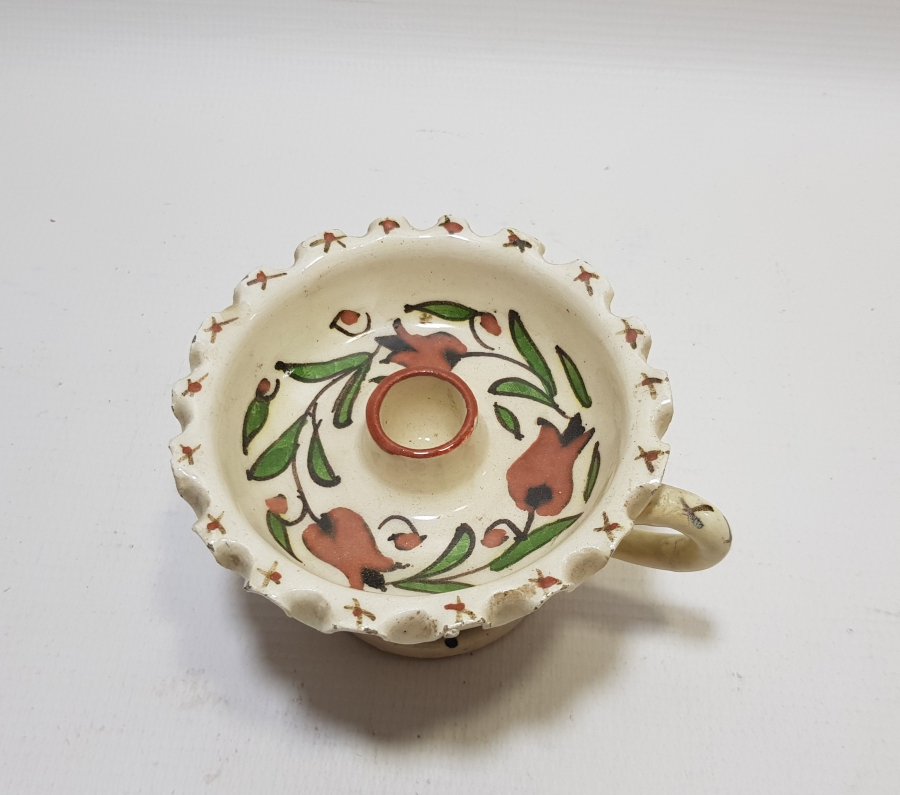 OSMANLI DÖNEMİ KÜTAHYA YAPIMI EL MUMLUĞU