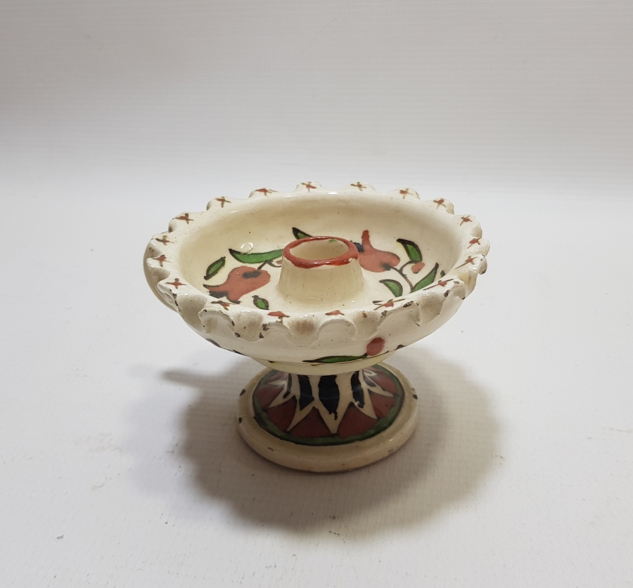 OSMANLI DÖNEMİ KÜTAHYA YAPIMI EL MUMLUĞU