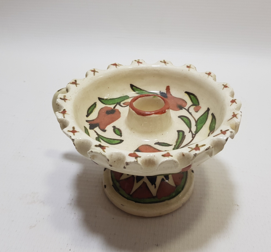 OSMANLI DÖNEMİ KÜTAHYA YAPIMI EL MUMLUĞU