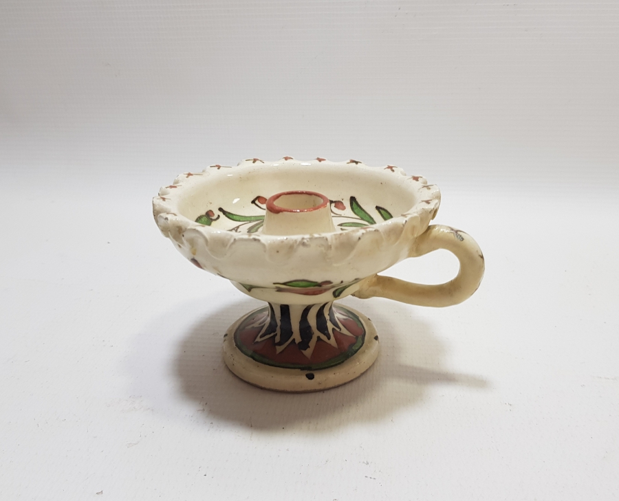 OSMANLI DÖNEMİ KÜTAHYA YAPIMI EL MUMLUĞU