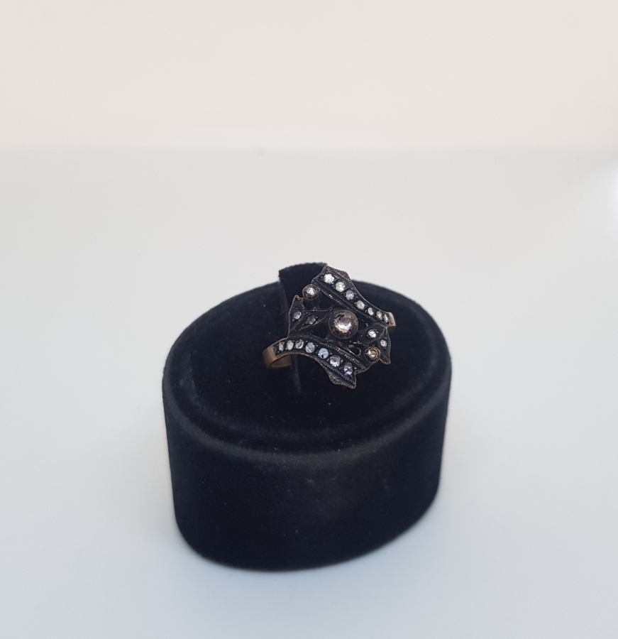 ELMAS TAŞLI ÖZEL YAPIM YÜZÜK