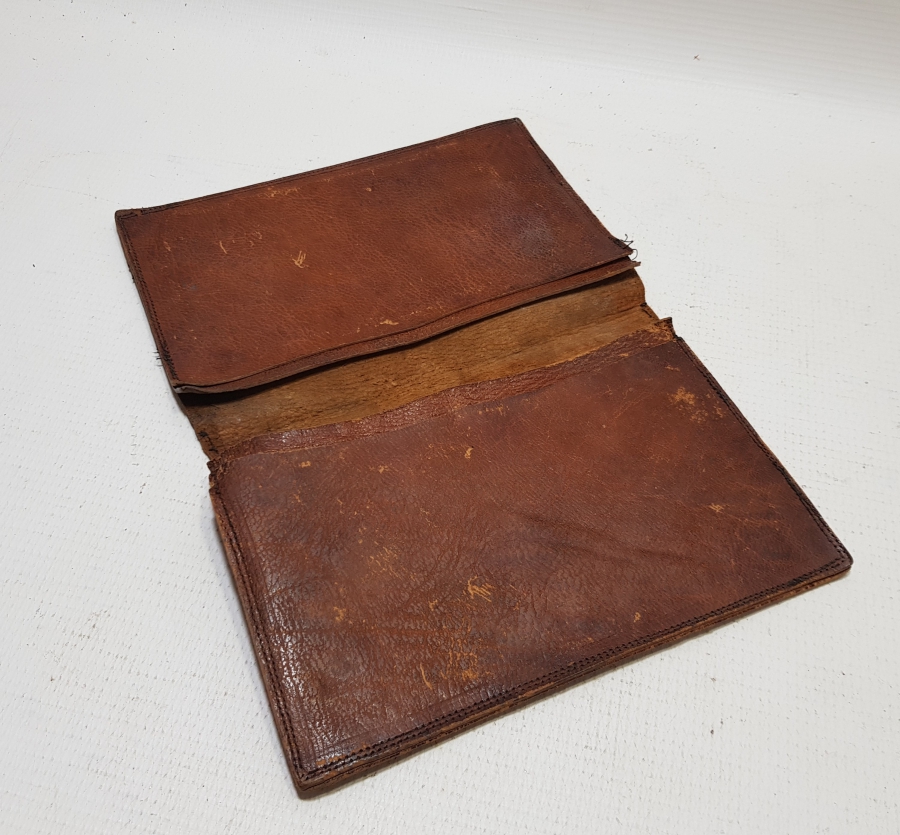 OSMANLI DÖNEMİ DERİ SUBAY CÜZDANI