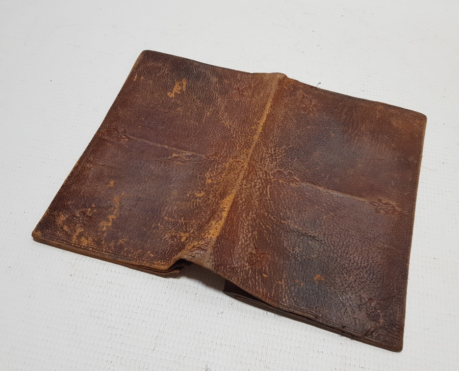 OSMANLI DÖNEMİ DERİ SUBAY CÜZDANI