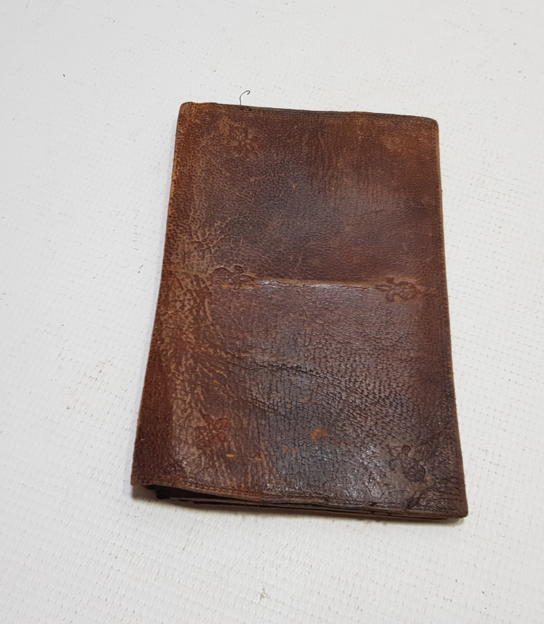 OSMANLI DÖNEMİ DERİ SUBAY CÜZDANI