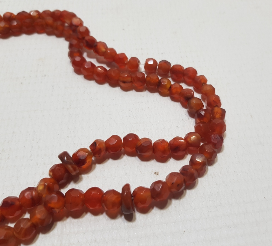 OSMANLI DÖNEMİ FASETA KESİMLİ BAL AKİK NAMAZ TESPİHİ