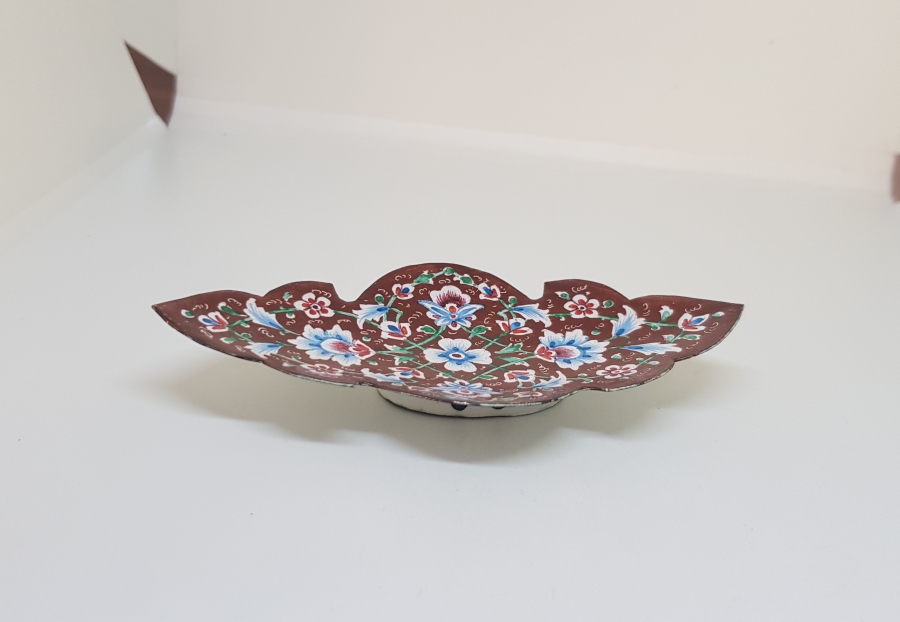 MİNELİ VE EL BOYAMA İŞÇİLİKLİ OSMANLI DÖNEMİ KAHVE YANI LOKUMLUĞU