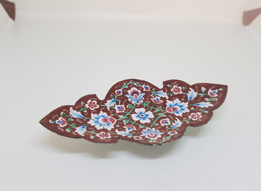 MİNELİ VE EL BOYAMA İŞÇİLİKLİ OSMANLI DÖNEMİ KAHVE YANI LOKUMLUĞU