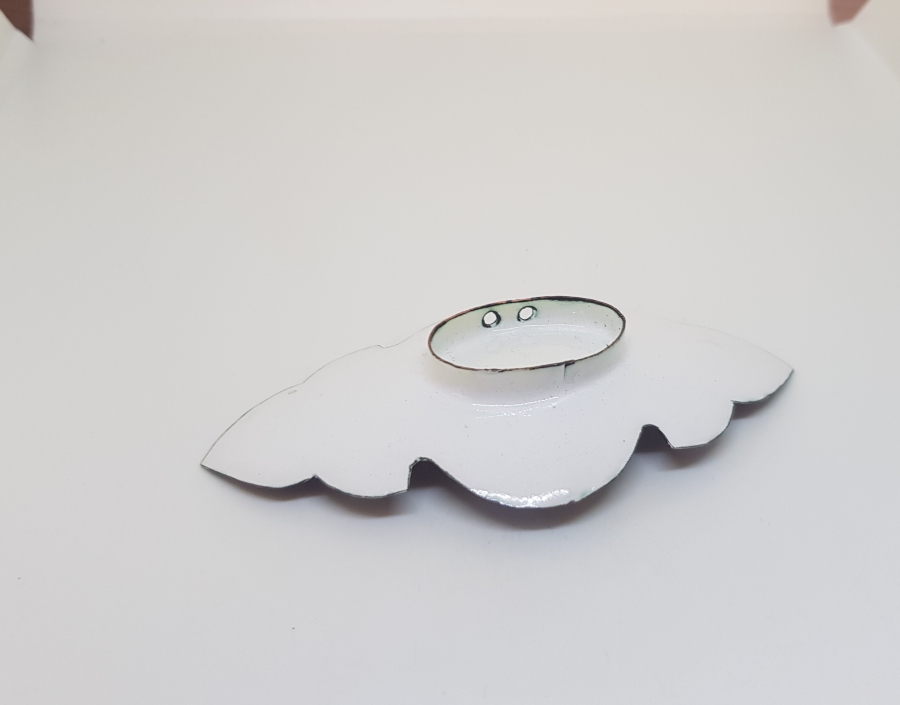 MİNELİ VE EL BOYAMA İŞÇİLİKLİ OSMANLI DÖNEMİ KAHVE YANI LOKUMLUĞU