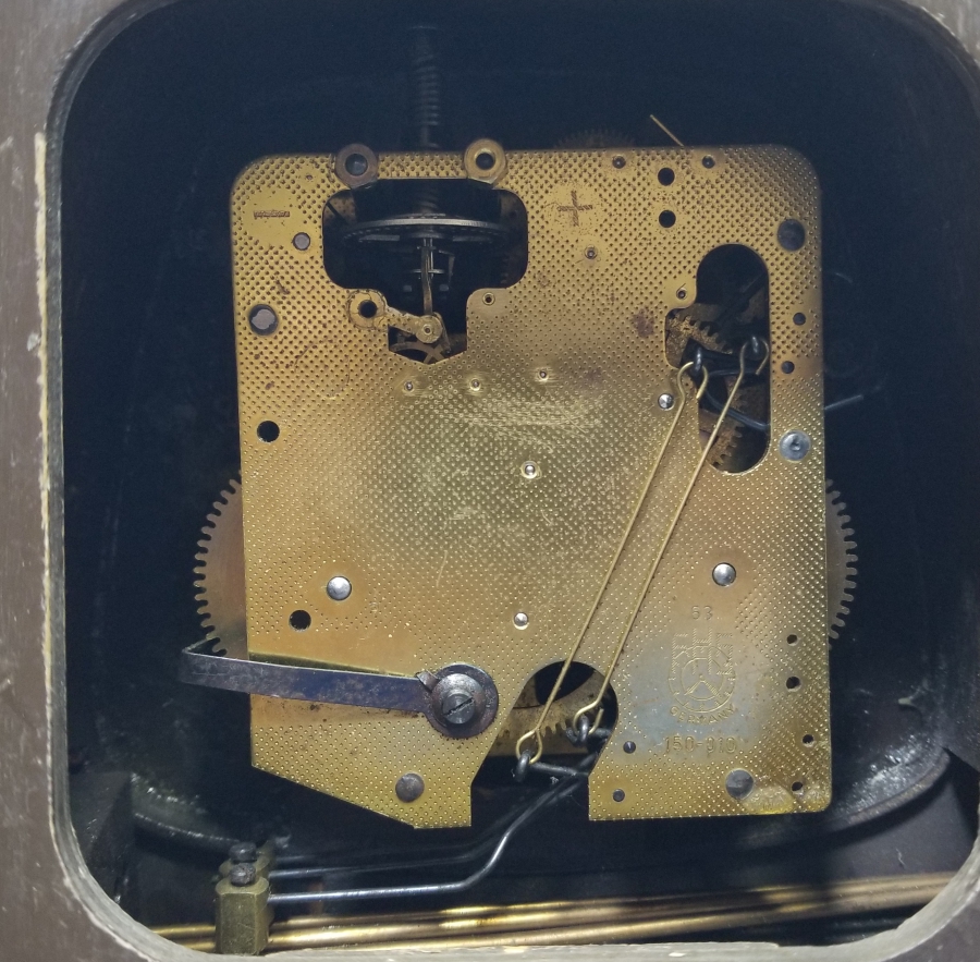 ORİJİNAL ANAHTARIYLA ANTİKA ŞÖMİNE SAATİ