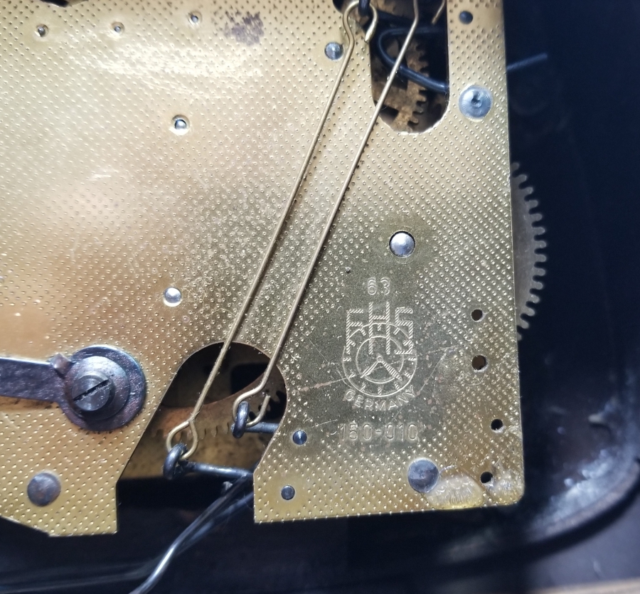 ORİJİNAL ANAHTARIYLA ANTİKA ŞÖMİNE SAATİ