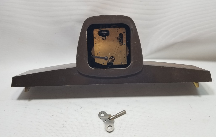 ORİJİNAL ANAHTARIYLA ANTİKA ŞÖMİNE SAATİ