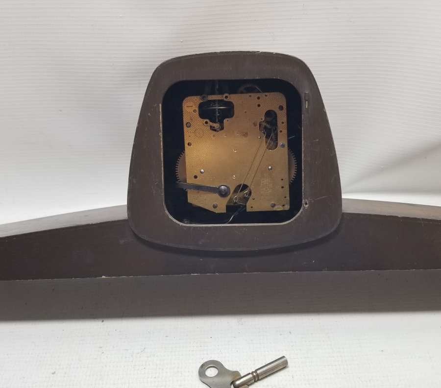 ORİJİNAL ANAHTARIYLA ANTİKA ŞÖMİNE SAATİ