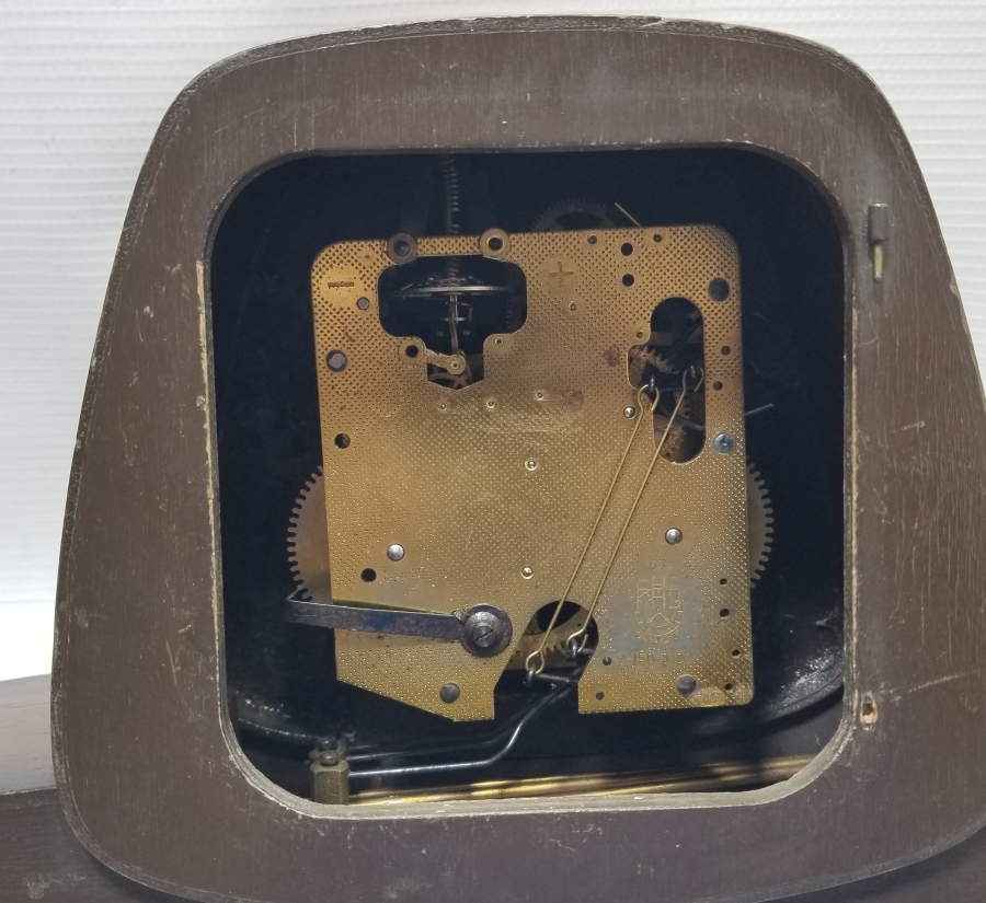 ORİJİNAL ANAHTARIYLA ANTİKA ŞÖMİNE SAATİ